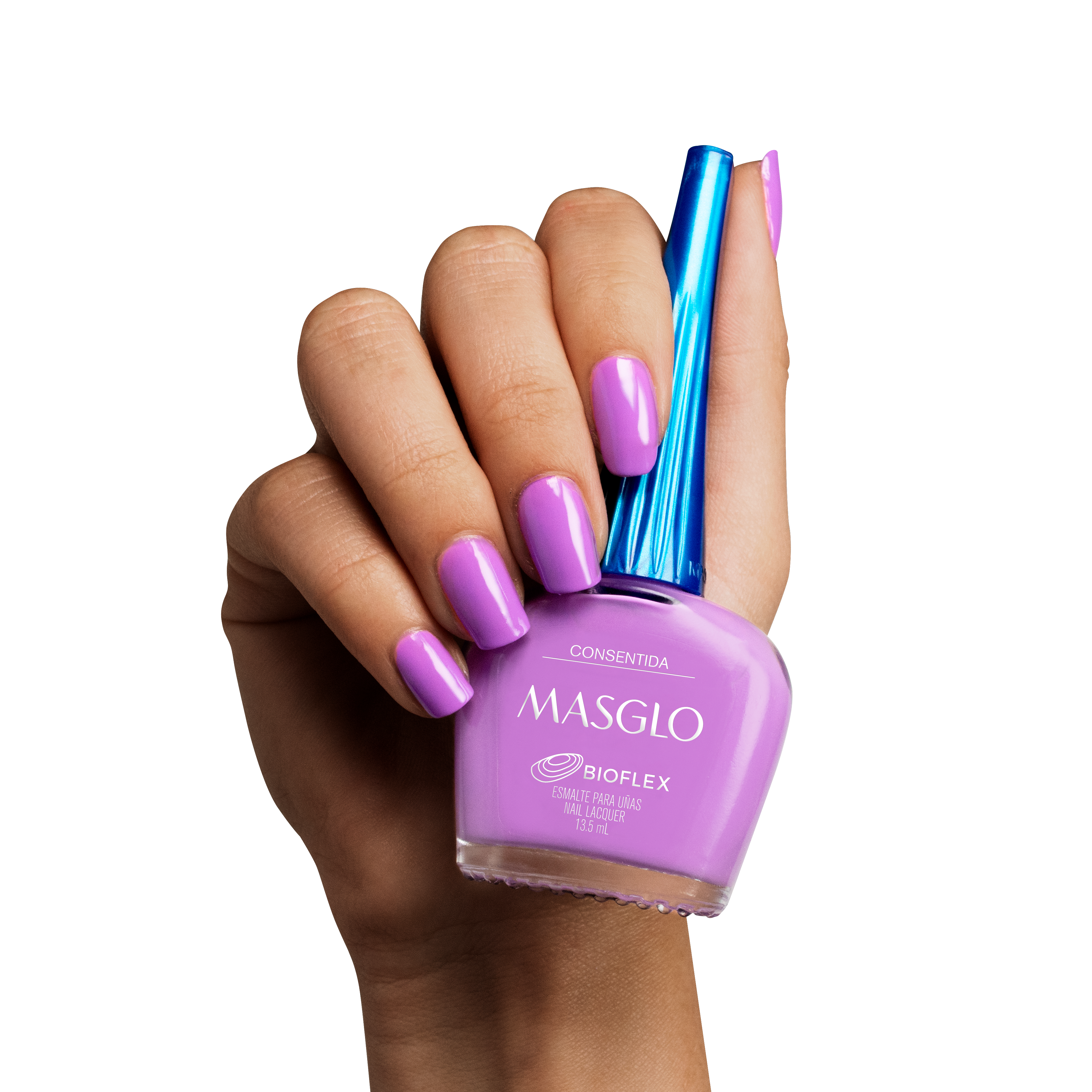 CONSENTIDA - MASGLO TRADITIONAL CREAMY NAIL POLISH 13.5 ML - PURPLE RANGE