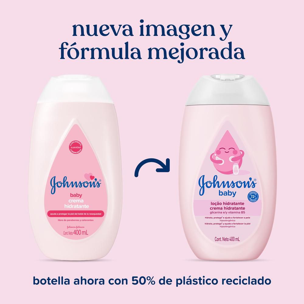 JOHNSONS Crema Corporal Bebé Original (400  ml)