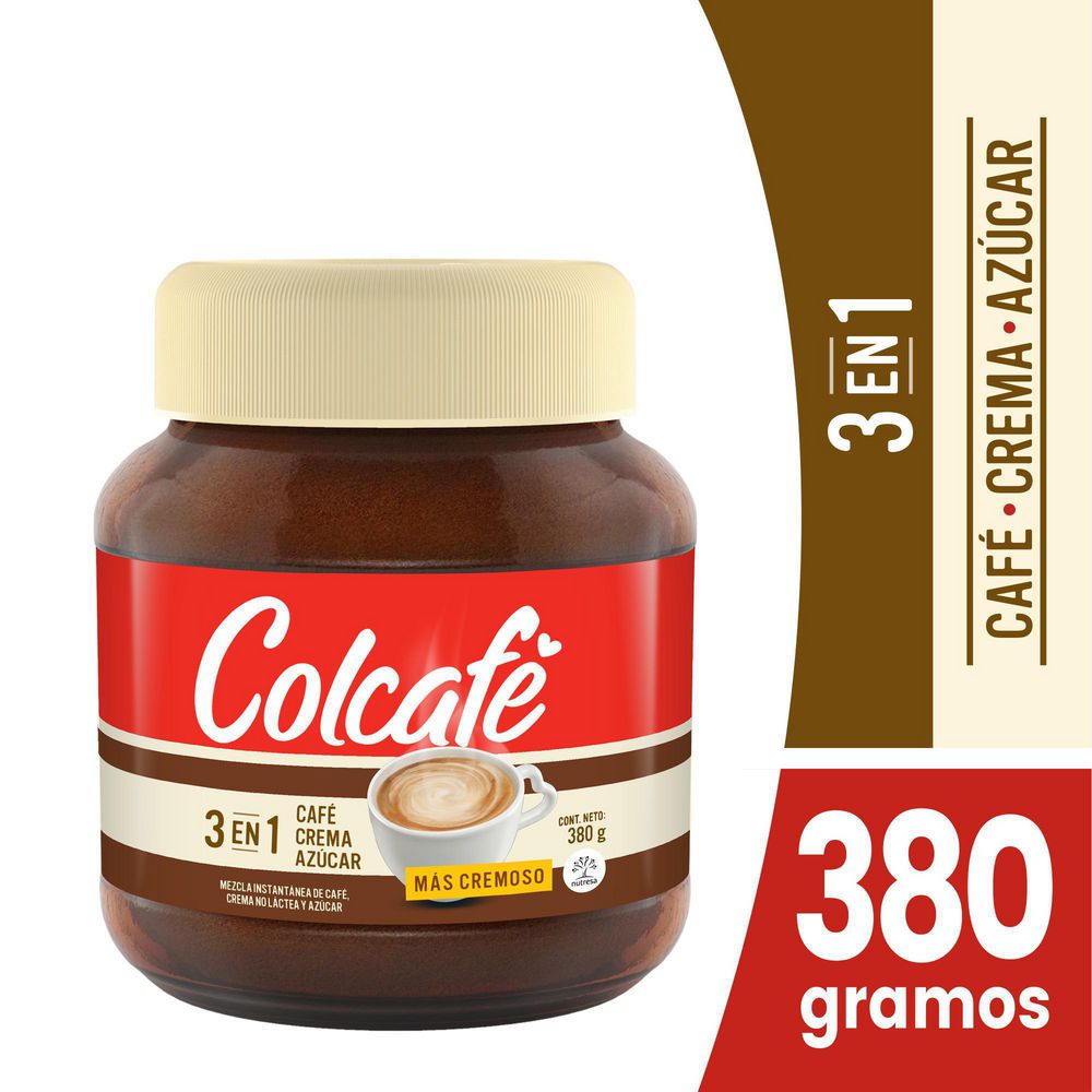 Colcafe 3x1 Coffee-cream-sugar x380gr
