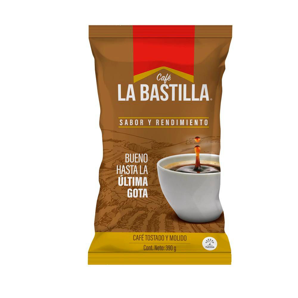 LA BASTILLA Cafe tostado y molido x 390gr