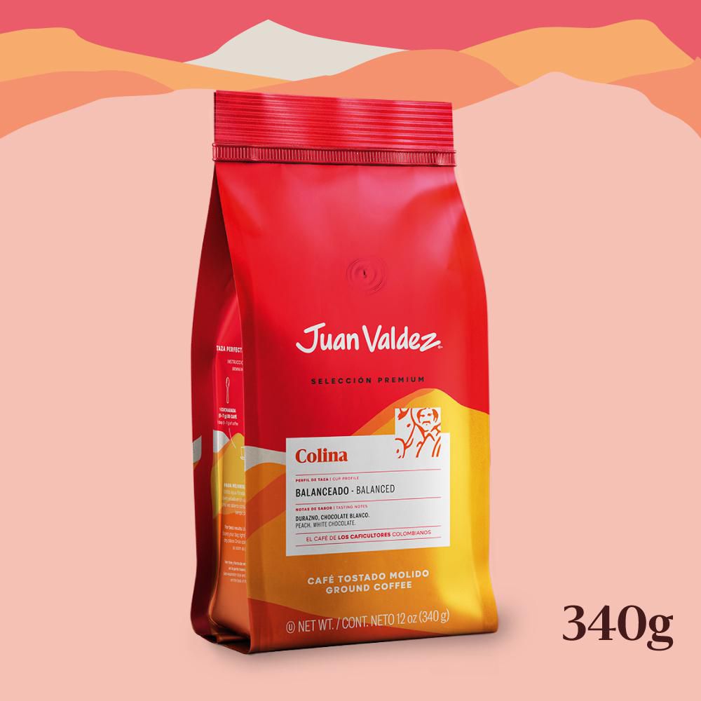 Juan Valdez Coffee Colina Medium Roast Whole Bean Colombian Coffee 16oz/ 454gr - Premium Coffee Beans