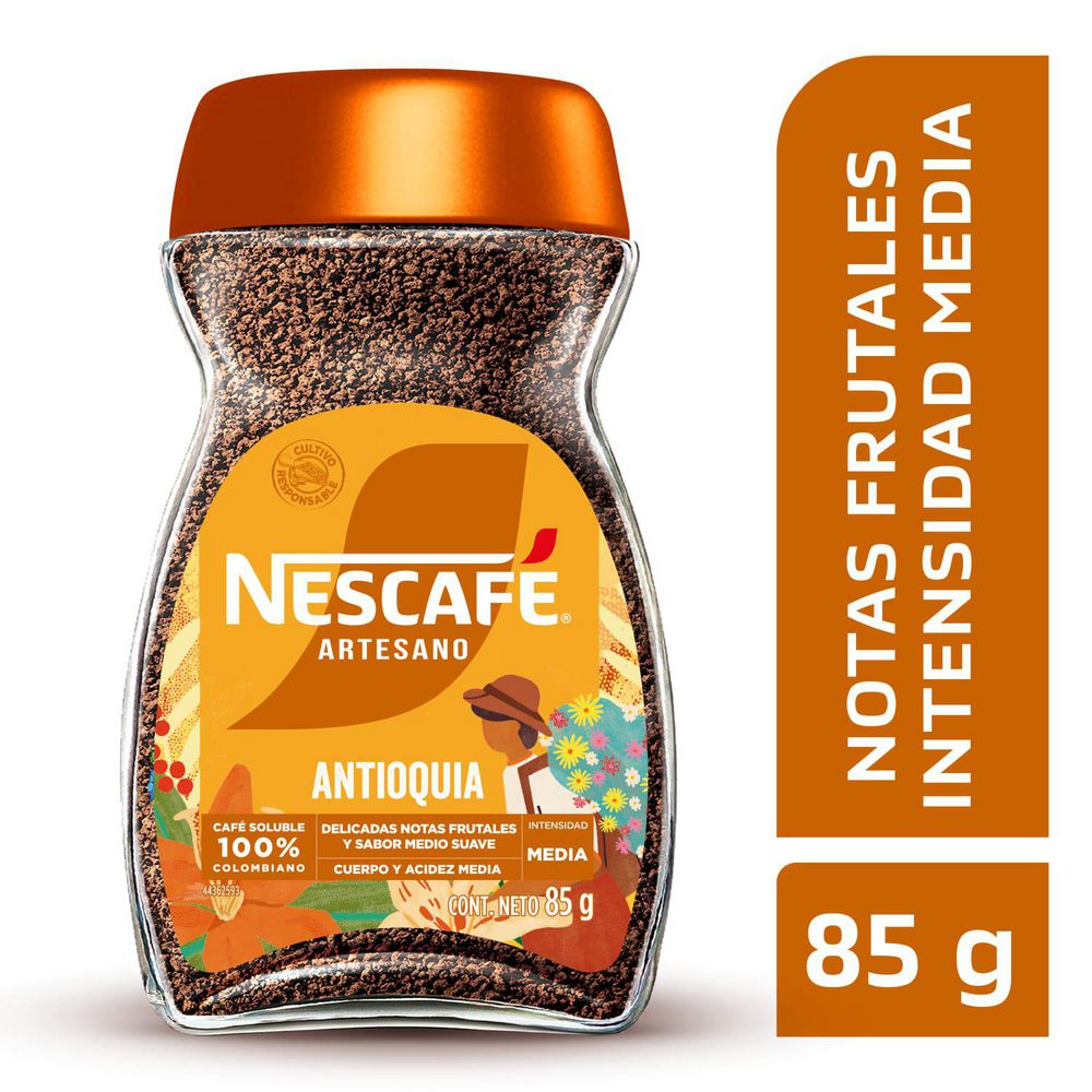 NESCAFE CAFE ARTESANO ANTIOQUIA (85  gr)