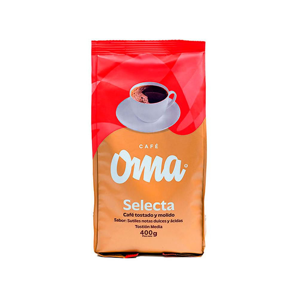 Cafe OMA molido linea selecta 400gr