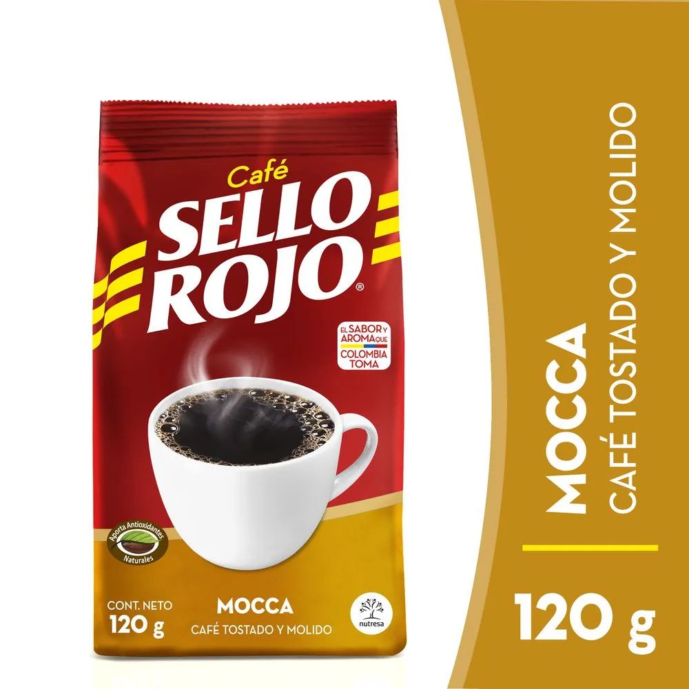 Sello Rojo Cafe mocca x120gr