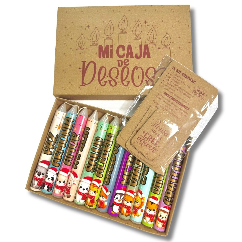 Colombian Christmas candles, prosperity candles (Candles)