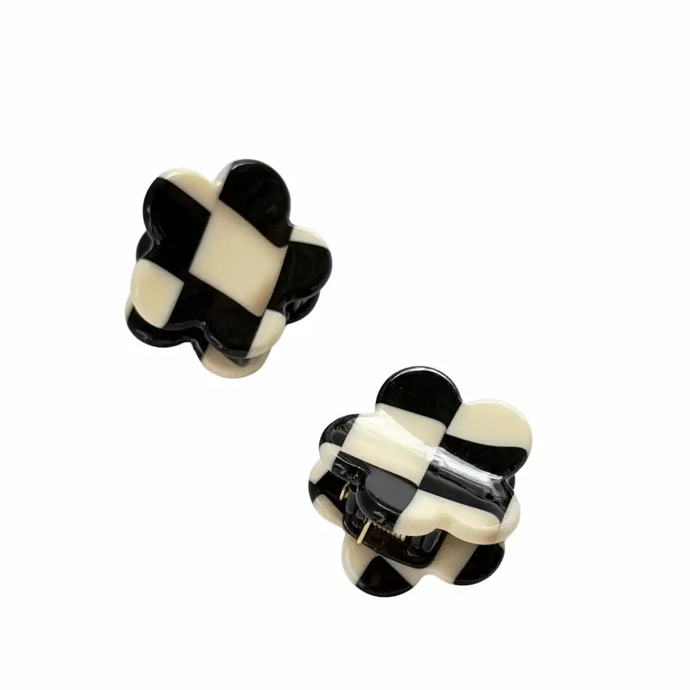 Renesme Hair Clips Candela minis (ajedrez)