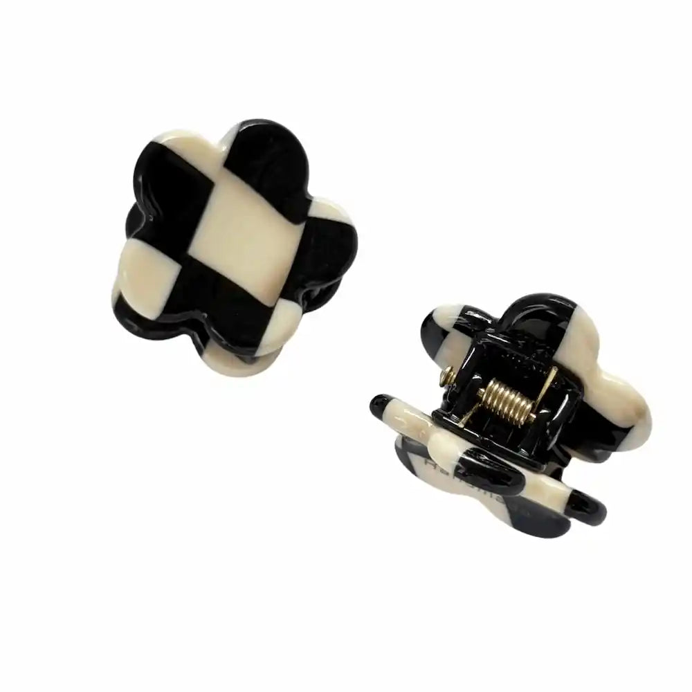 Renesme Hair Clips Candela minis (ajedrez)
