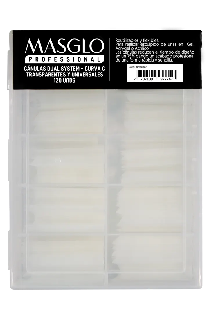 CaNULA DUAL SYSTEM ACRYGEL CAJA X 120 MASGLO