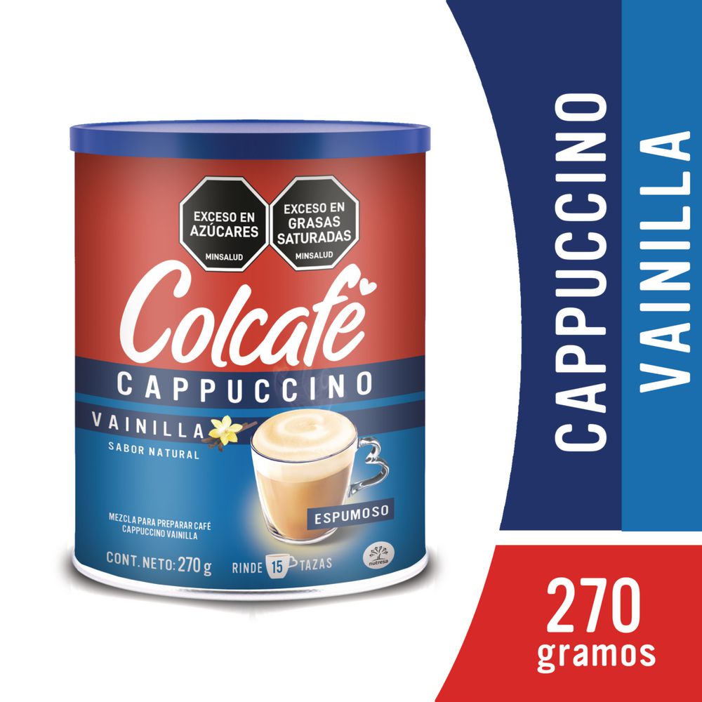 COLCAFE Cafe capuccino vainilla x 270gr
