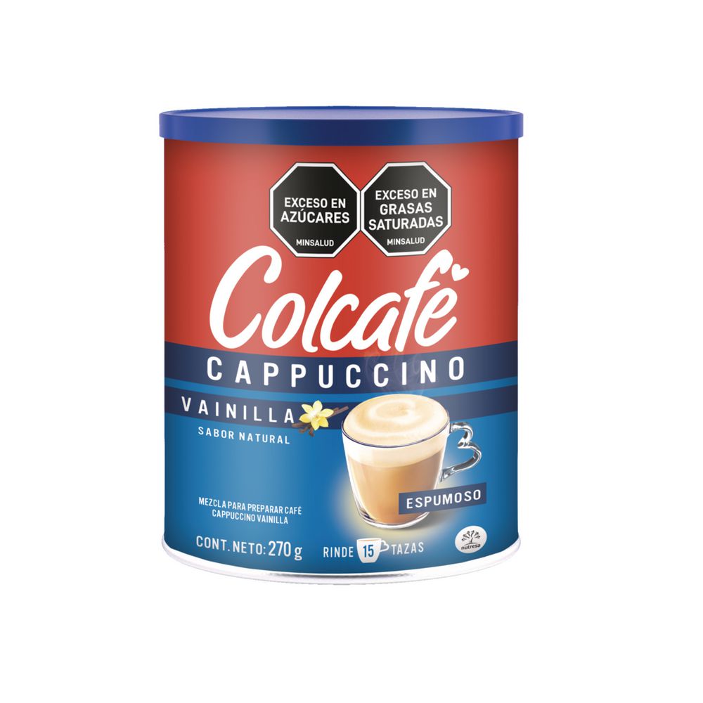 COLCAFE Cafe capuccino vainilla x 270gr