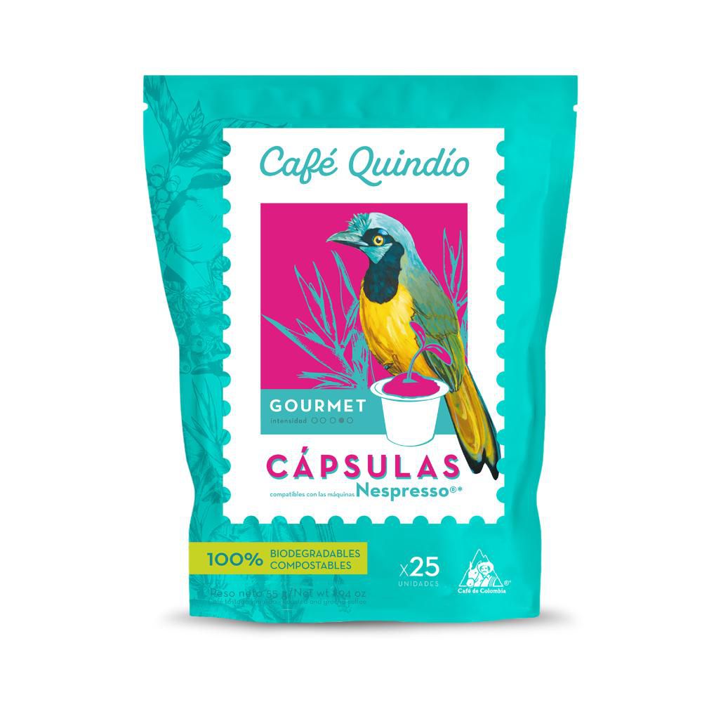 Cafe Quindio Capsulas de cafe gourmet x25und ( 125gr )