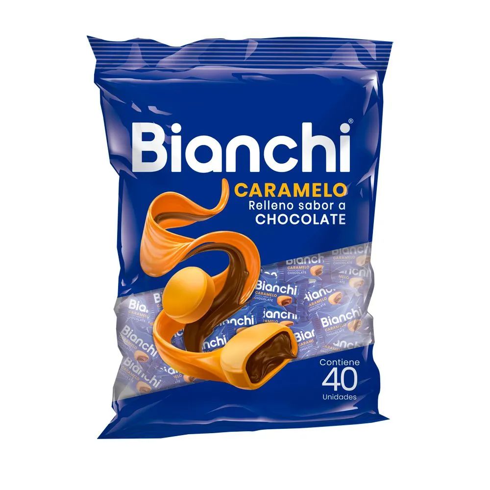 Caramelo Relleno Sabor Chocolate Bianchi Super 160gr