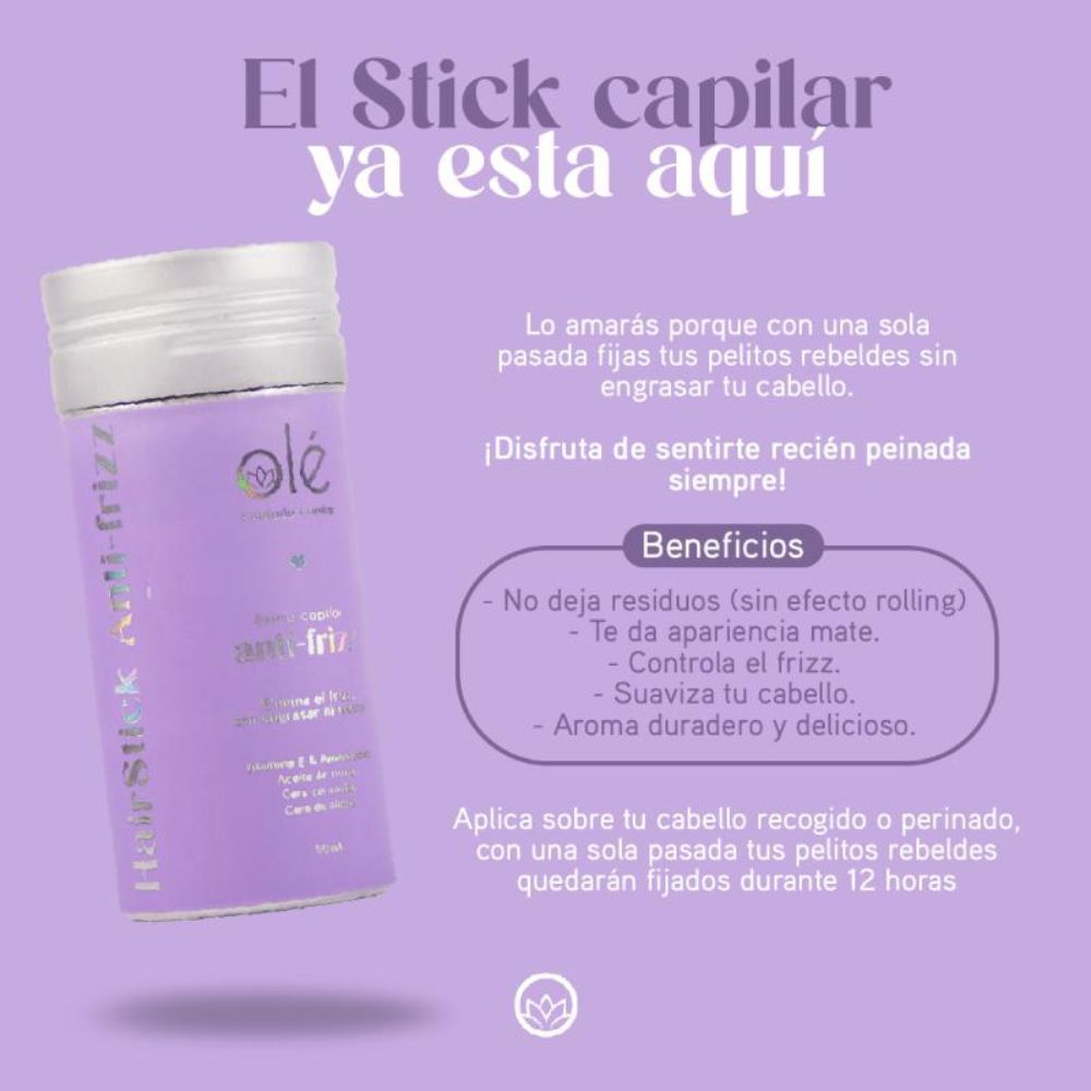 Ole Capilar hair stick hair wax fixing bar