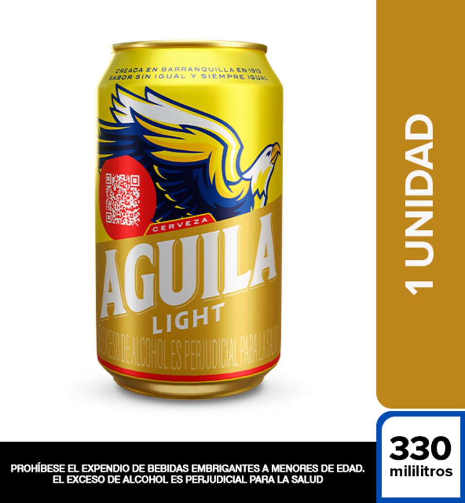 AGUILA LIGHT lata (330  ml) Soda