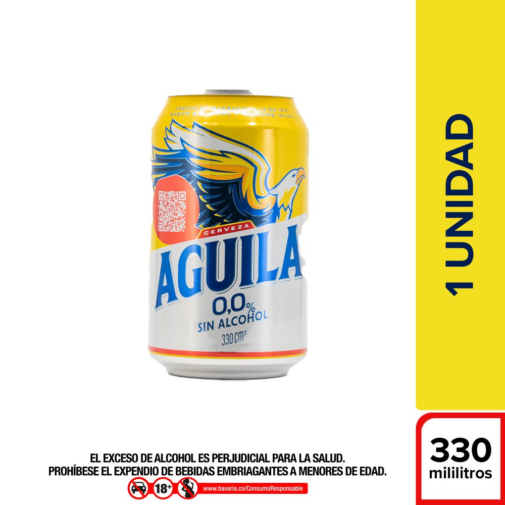 AGUILA cero lata (330  ml)