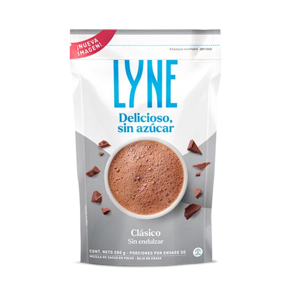 Chocolyne Lyne Classic Sugar-Free Chocolate Food 200gr (1 pack) 