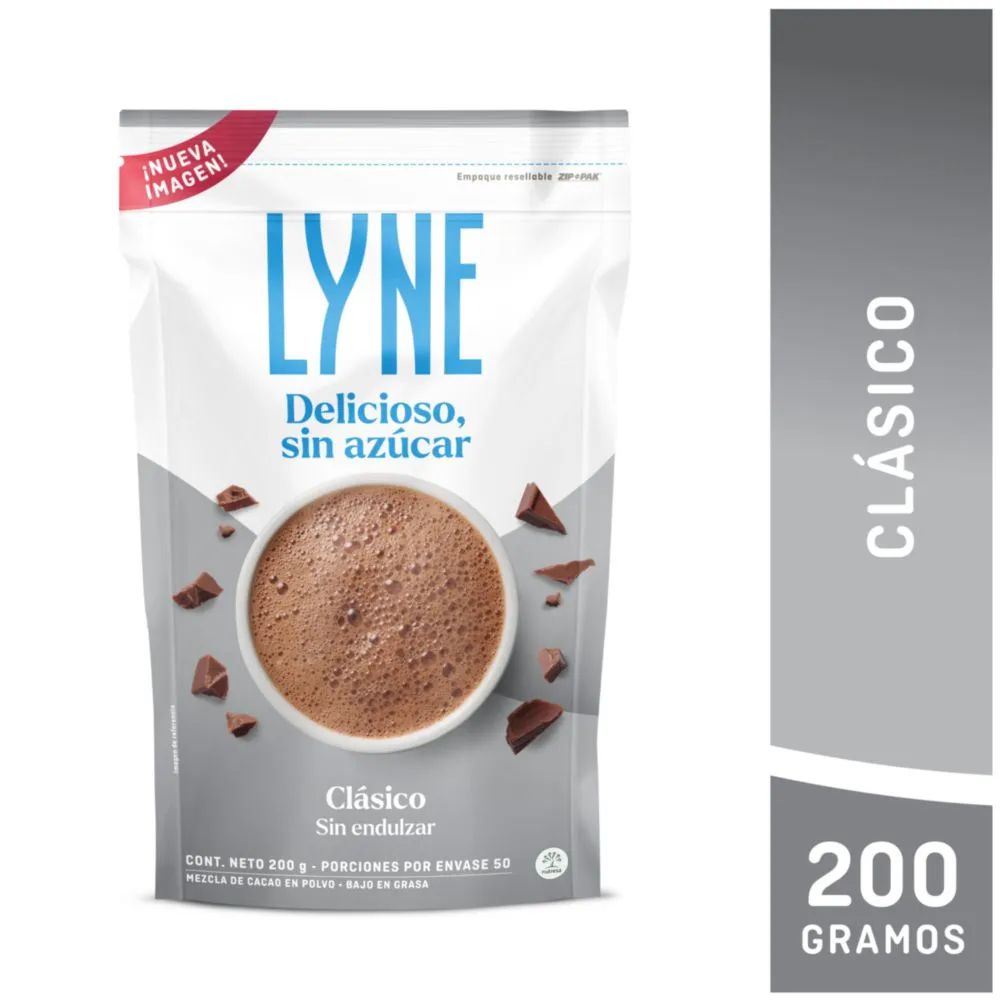 Chocolyne Lyne Classic Sugar-Free Chocolate Food 200gr (1 pack) 