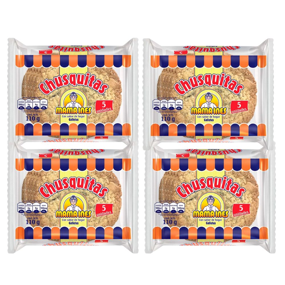 Galletas Chusquitas mamaines Snack 110gr - 5 unid (4 pack)