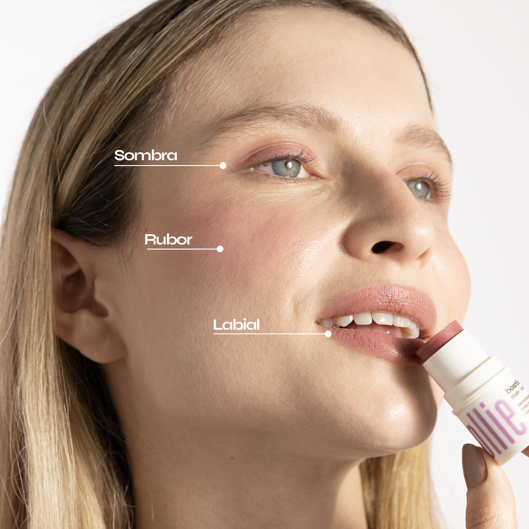 Ollie Barra 3 en 1 Rubor, Labial y Sombra FPS 95