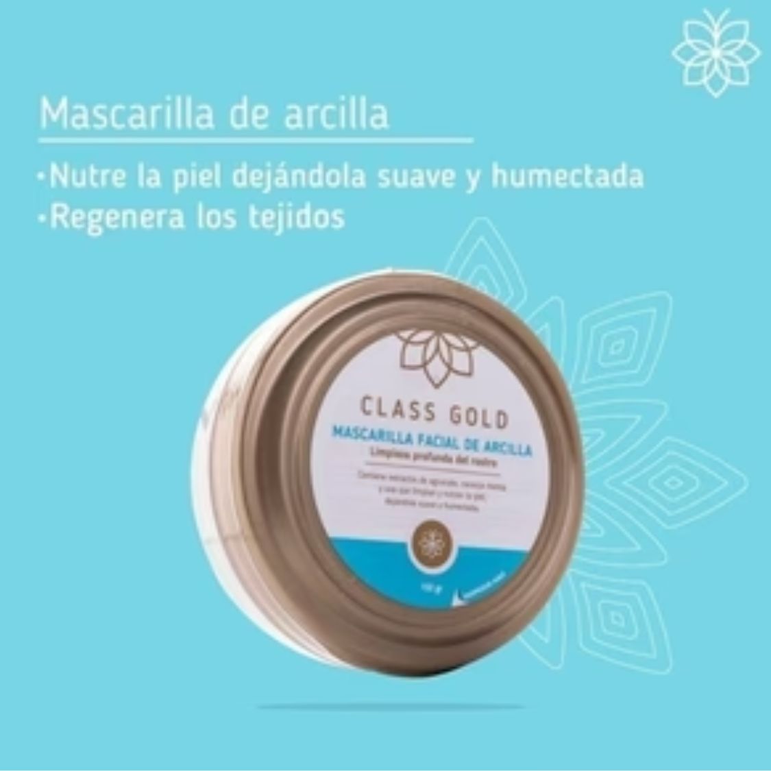 DESCUENTO - Class Gold Mascarilla Facial De Arcilla 150ml (1 pack)