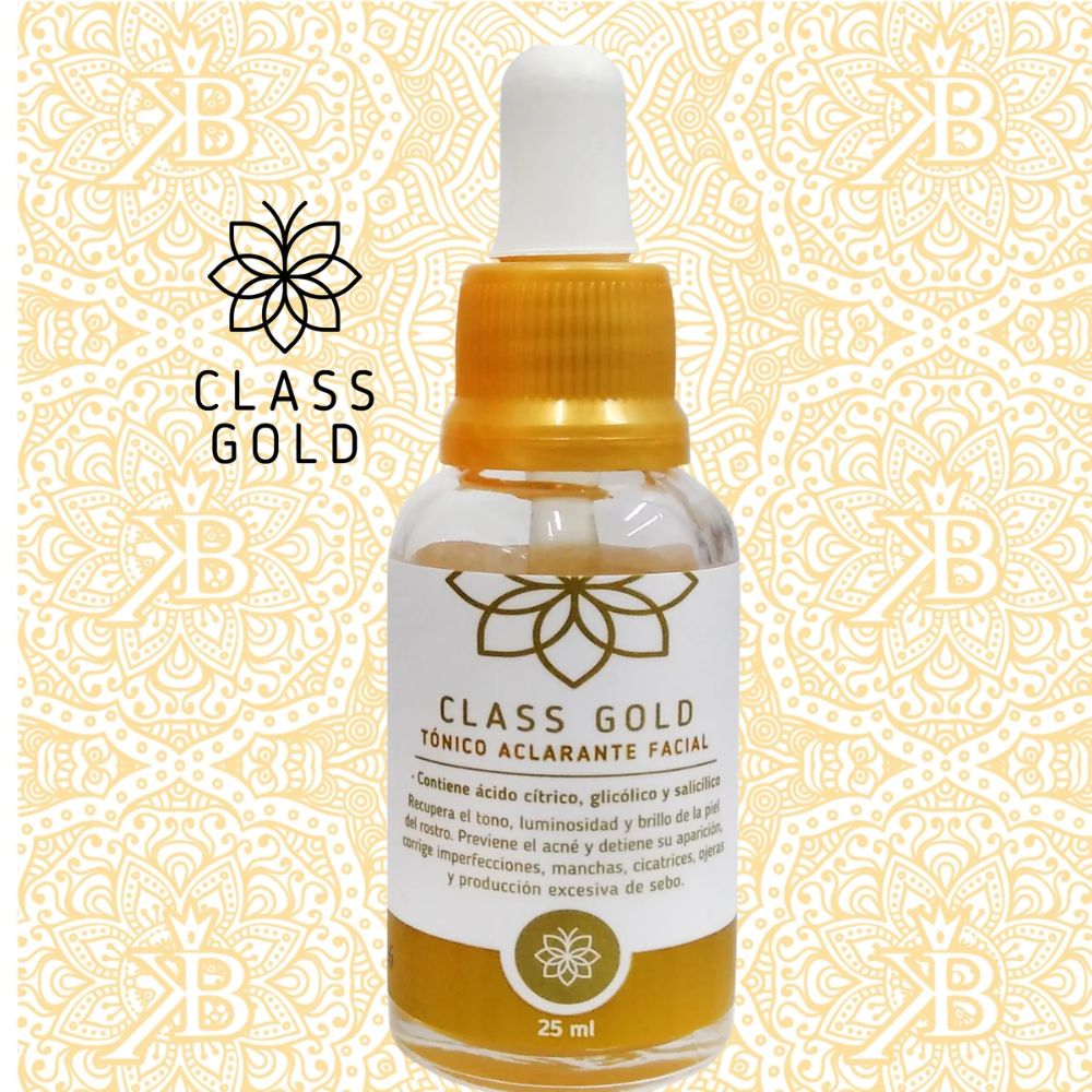 Class Gold Tonico Aclarante Facial 25mL (1 pack)