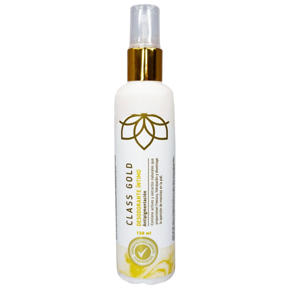 Class Gold Natural Intimate Deodorant 120ml Yellow (1 pack) 