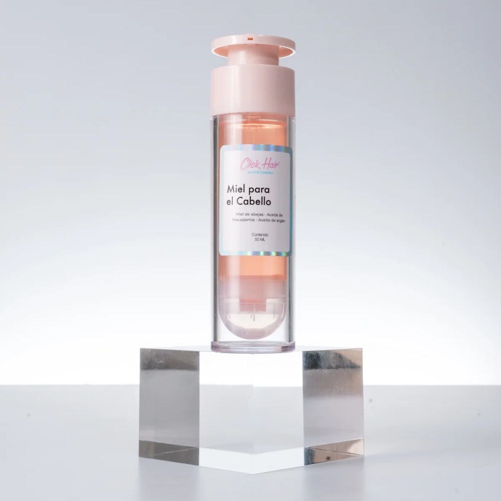 Click Hair Miel para el Cabello y Suero Reconstructor (2 Pack)