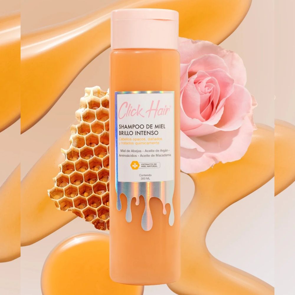 Click Hair Shampoo de Miel y Perfume de Miel 100mL (2 Pack)