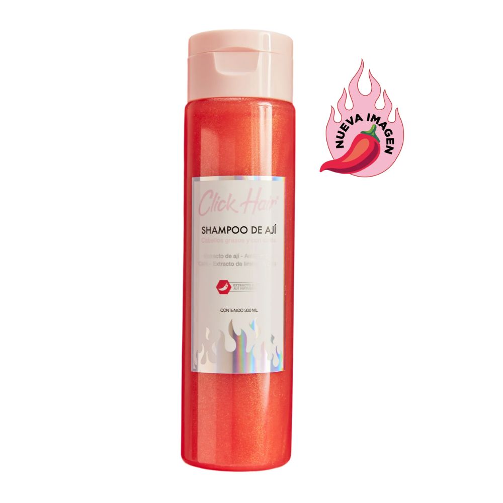 Click Hair Shampoo de Aji Para Cabello Graso - Shampoo cabello graso Click Hair 300ml