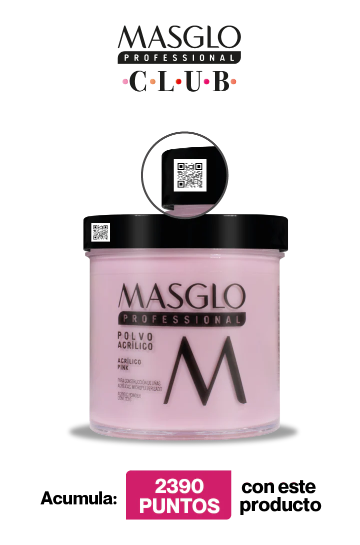 PINK BUILDER POWDER 113GR MASGLO - COVER