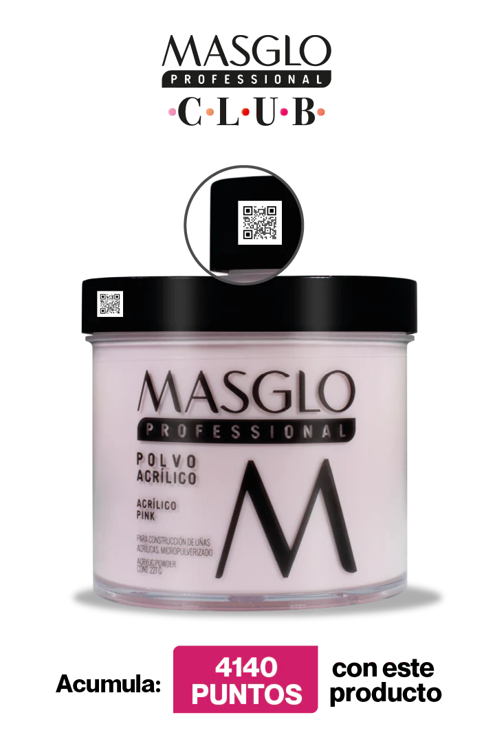 PINK BUILDER POWDER 227G MASGLO - COVER