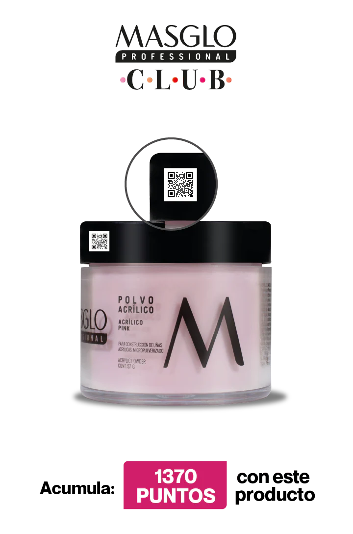 PINK BUILDER POWDER 57G MASGLO - COVER