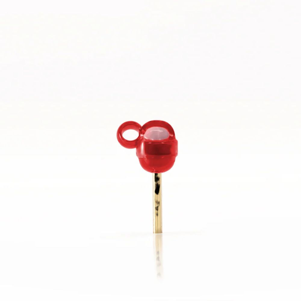 Fun Society Collar / Cadena enchapada en oro Bon Bon Bum ®️Rojo Fresa
