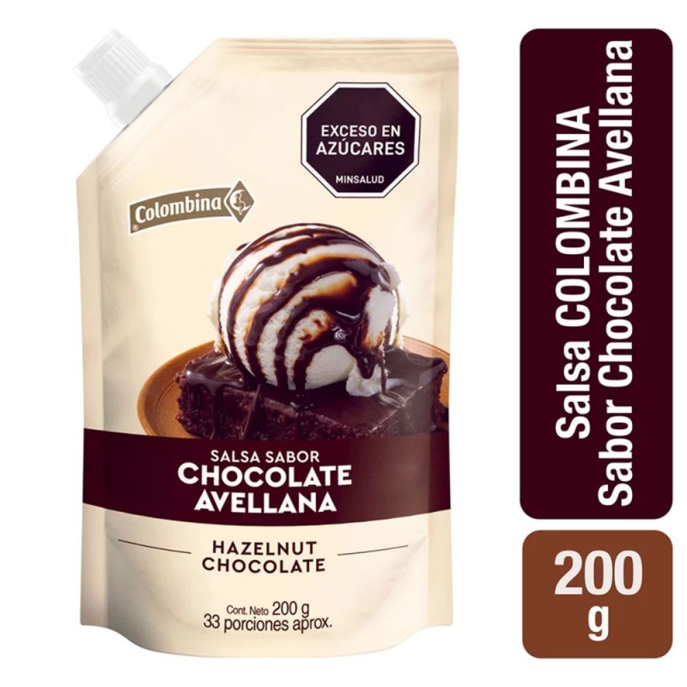 Colombina Salsa de Chocolate Avellana x 200g
