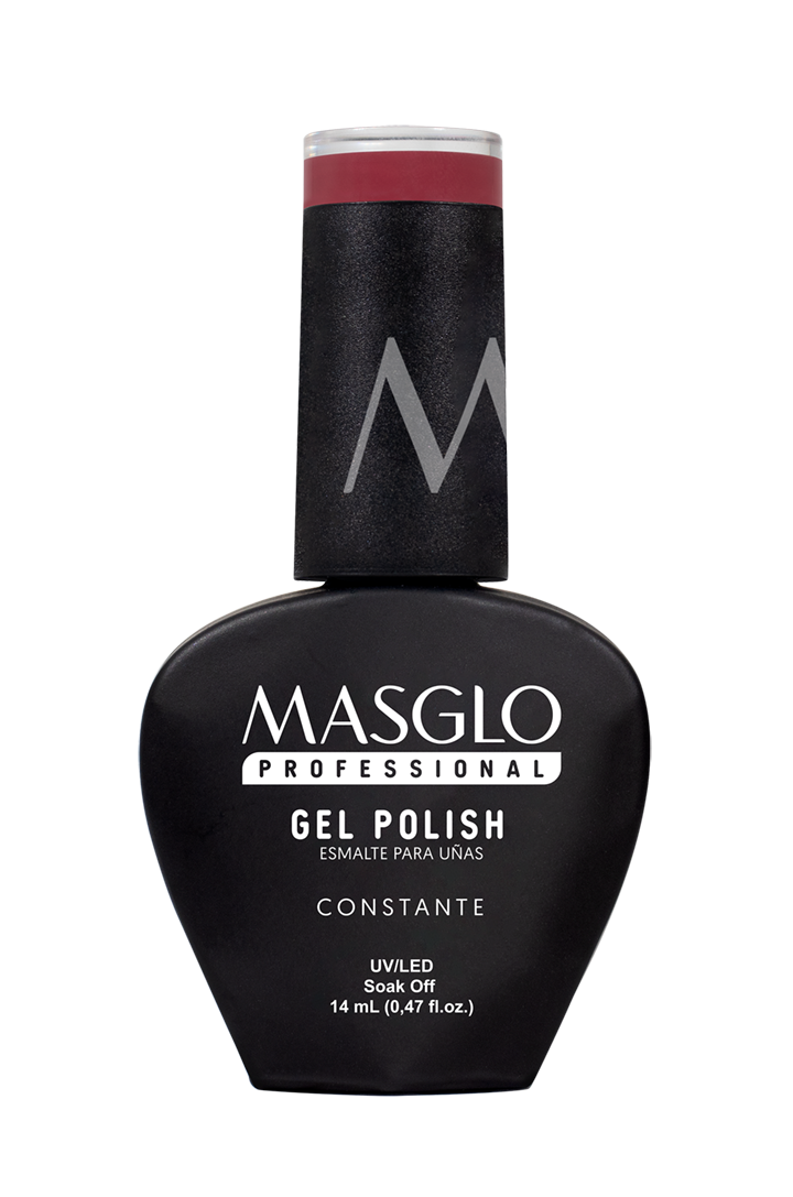 CONSTANTE - ESMALTE SEMIPERMANENTE MASGLO PROFESSIONAL GEL POLISH 14 ML CREMOSO - GAMA ROJO