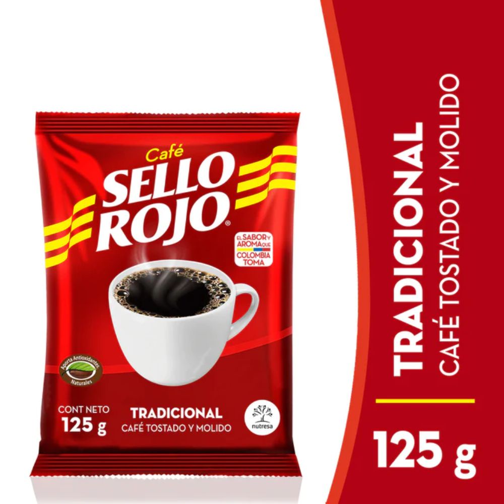 Cafe Sello Rojo Fuerte x125gr