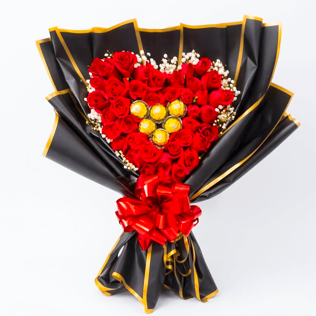 Corazón De Rosas Para El Día De La Mujer A Domicilio En Medellín