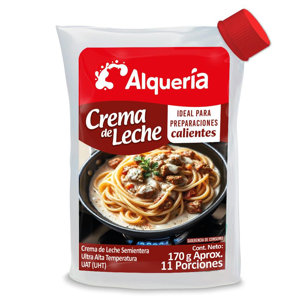 Alqueria Crema de leche ideal para preparaciones calientes x 170gr