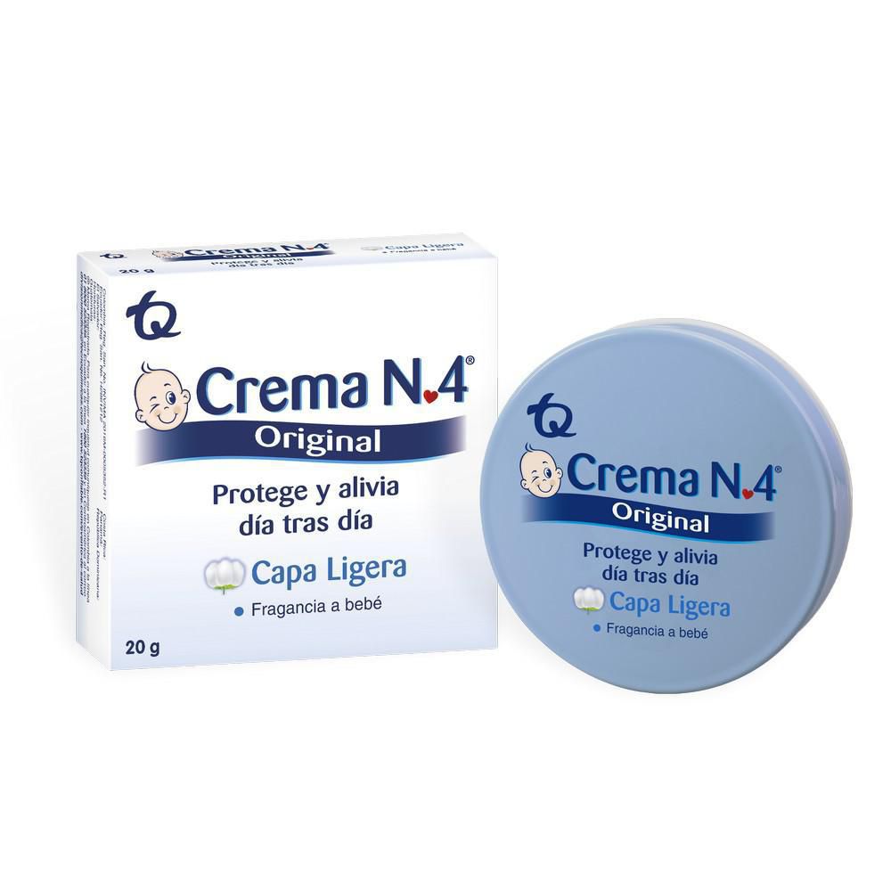 CREMA No 4 Antipanalitis Original Capa Ligera x 20gr