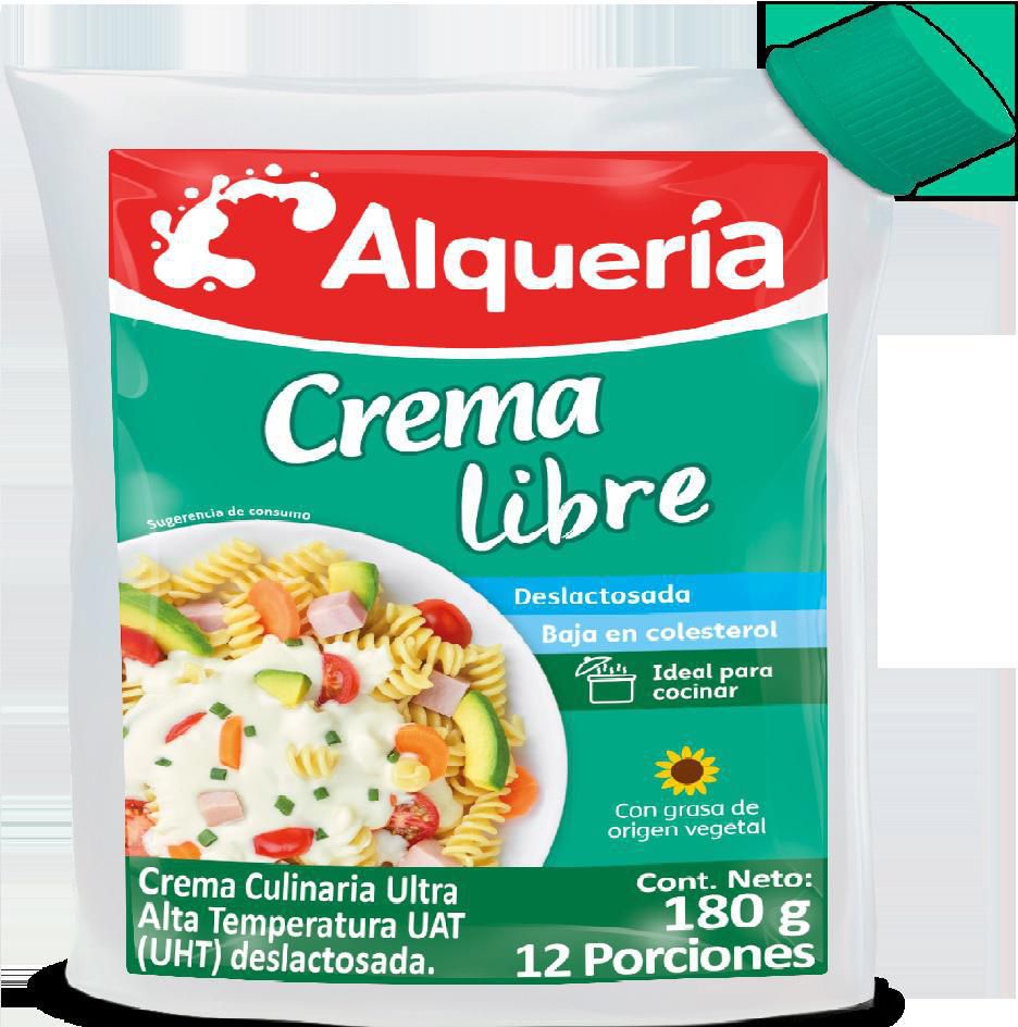Alqueria Crema de leche deslactosada x 180gr