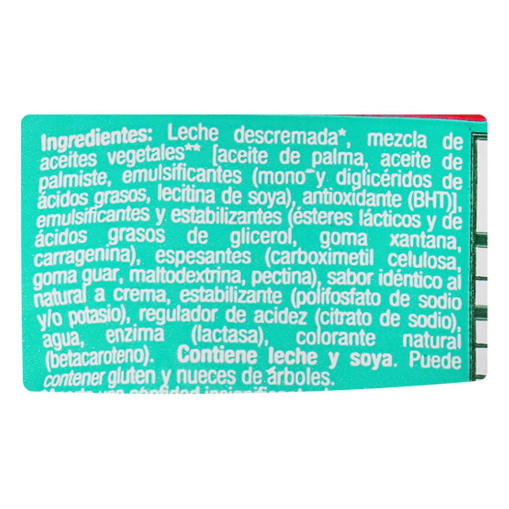 Alqueria Crema de leche deslactosada x 180gr