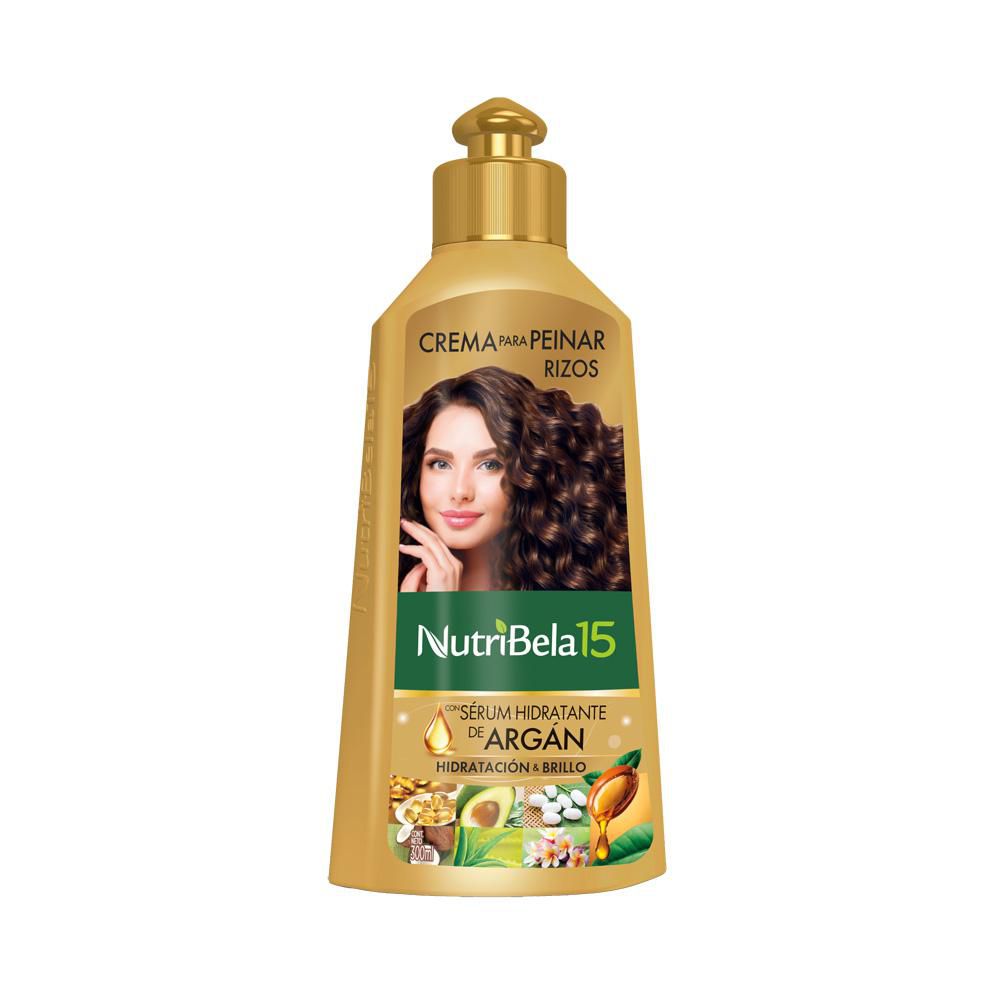 NUTRIBELA Crema para peinar rizos Serum Hidratante de Argan x 300ml