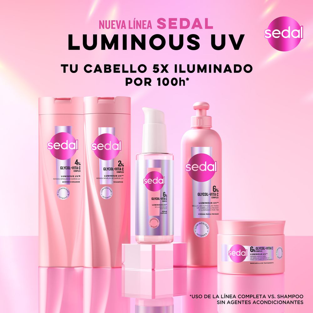 SEDAL CREMA PARA PEINAR LUMINOUS UV x 300 ml
