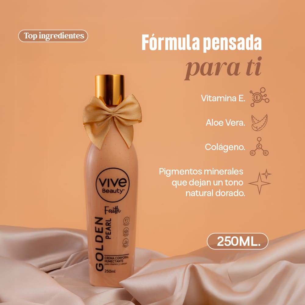 Vive Beauty Crema Golden Pearl Faith 250 ml