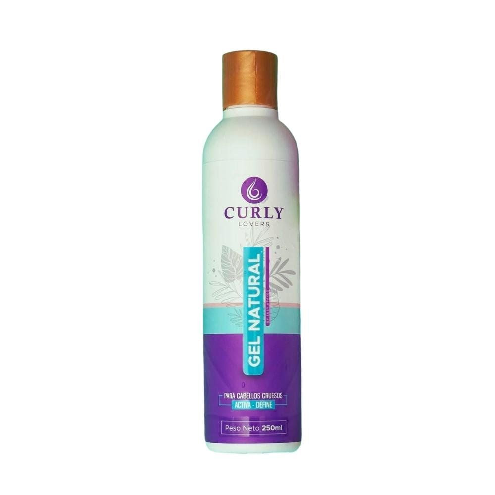 Curly Lovers Shampoo, Treatment, Thick Natural Gel and Styling Cream Candela Kit for Thick Hair (4 Pack) 