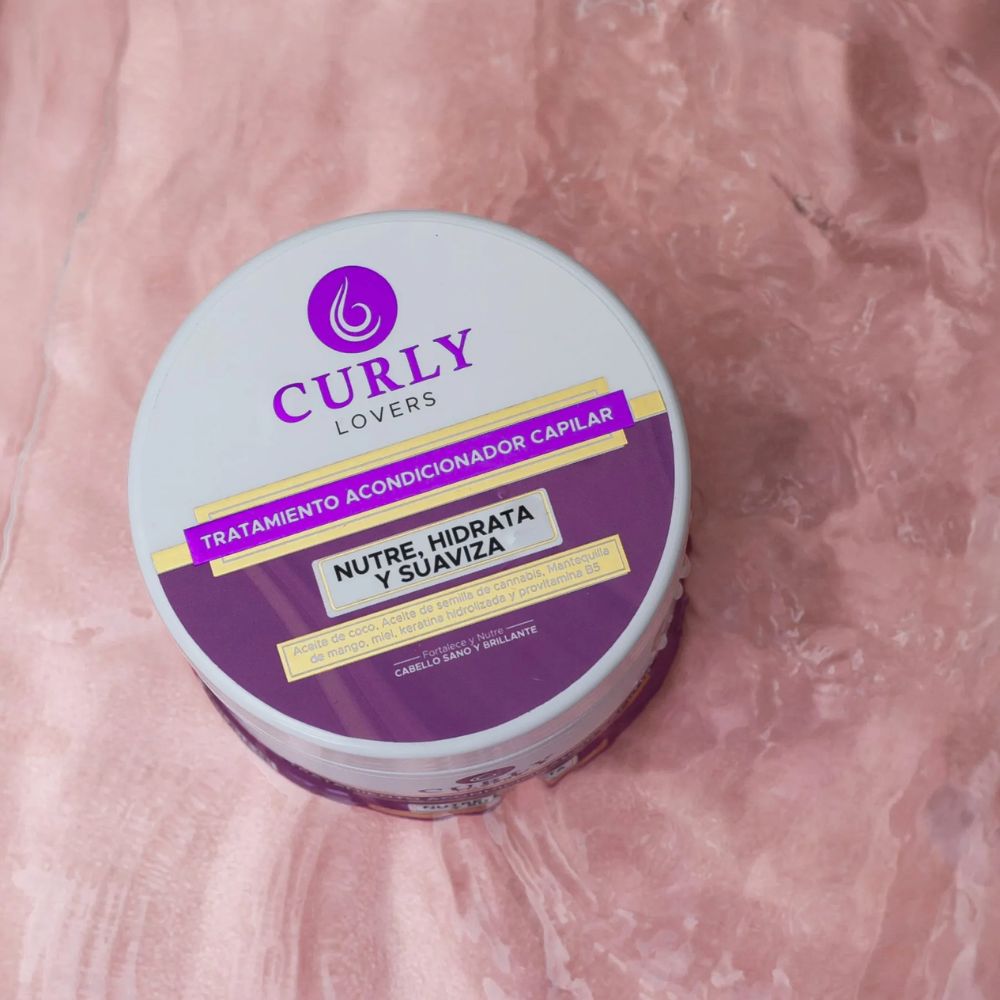 Curly Lovers Kit Curly Shower Natural Shampoo and Conditioner Treatment (2 Pack) 