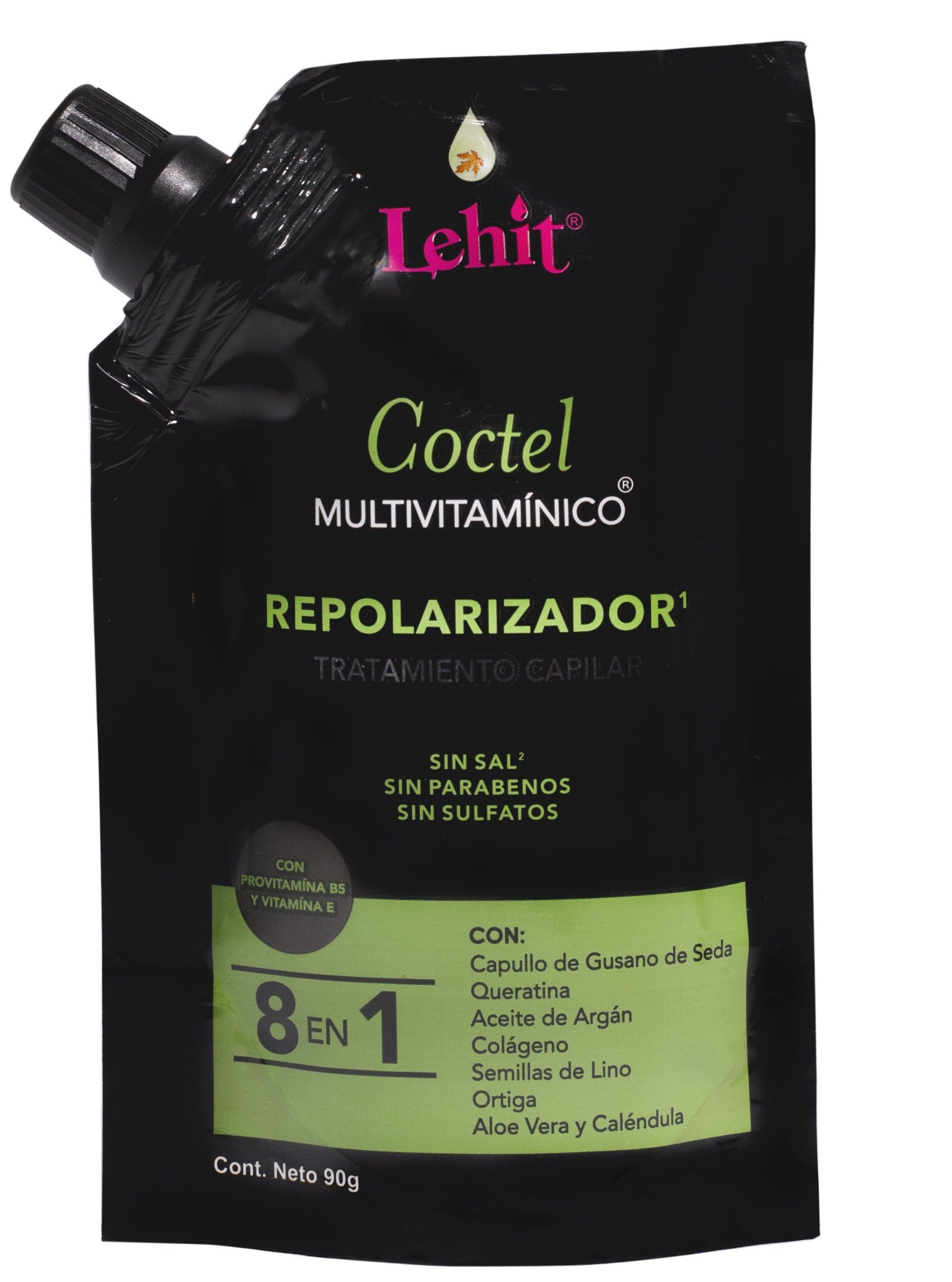Lehit Tratamiento Coctel Multivitaminico 8 en 1 Doypack x90 g