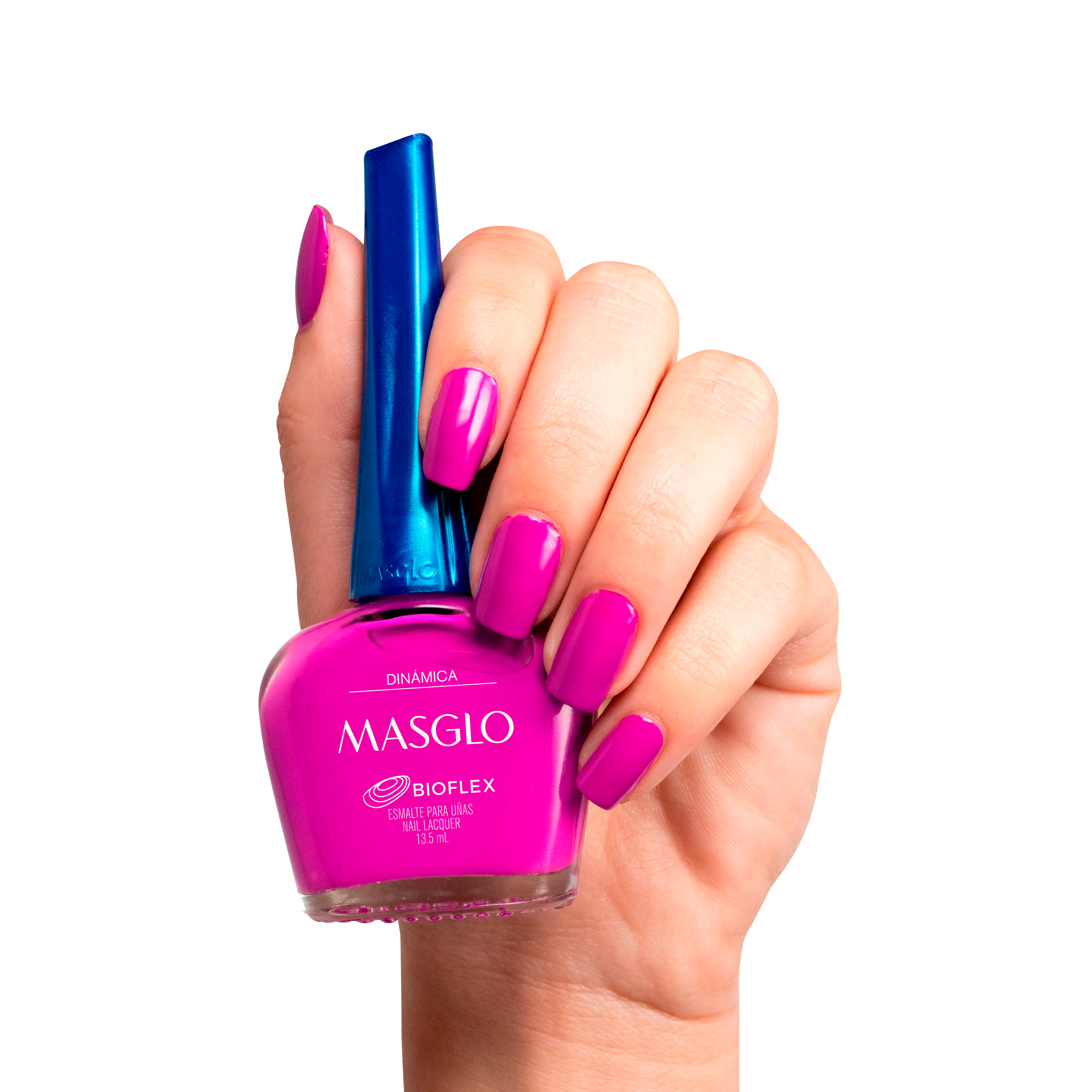 DINAMICA - ESMALTE TRADICIONAL CREMOSO MASGLO 13,5 ML - GAMA FUCSIA
