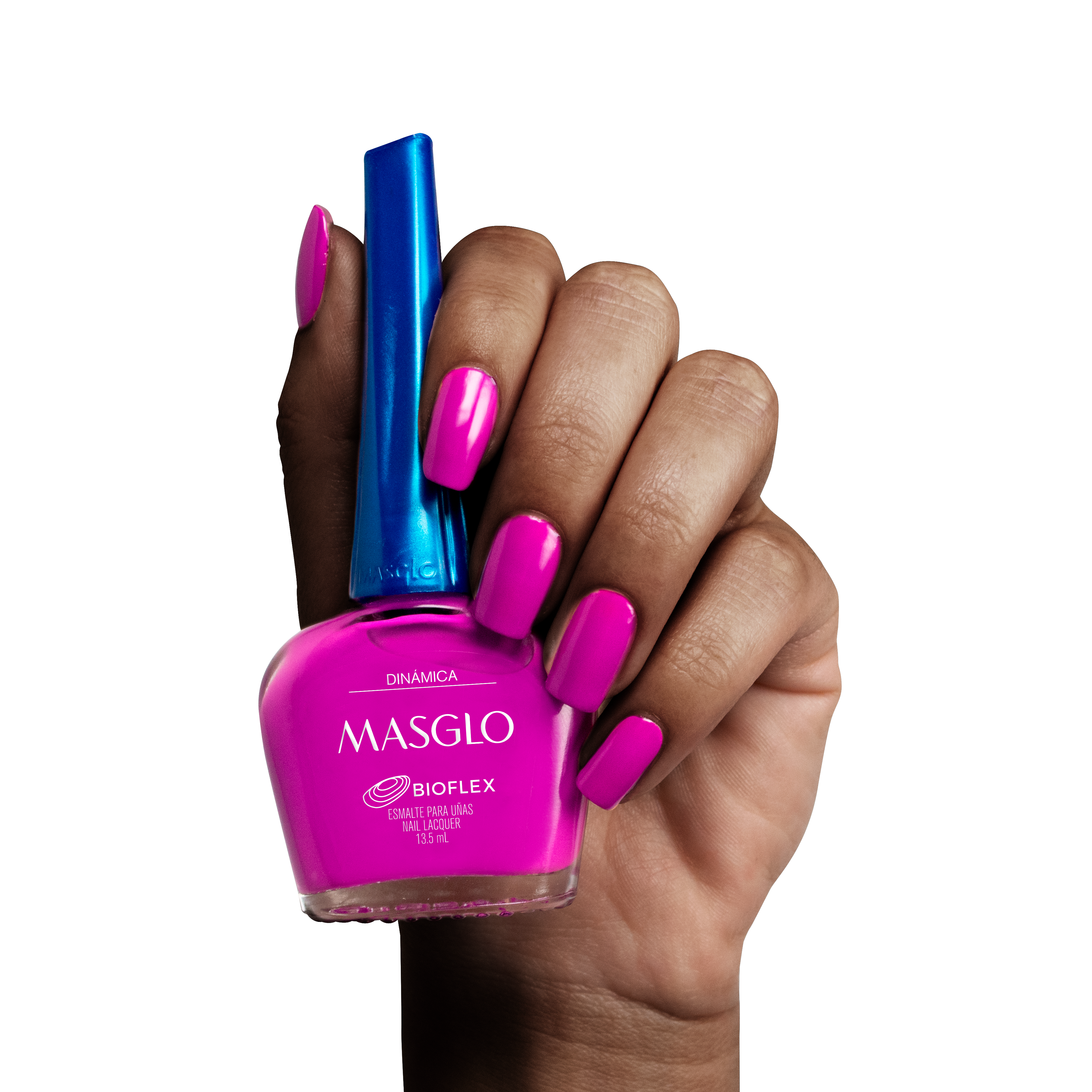 DINAMICA - ESMALTE TRADICIONAL CREMOSO MASGLO 13,5 ML - GAMA FUCSIA