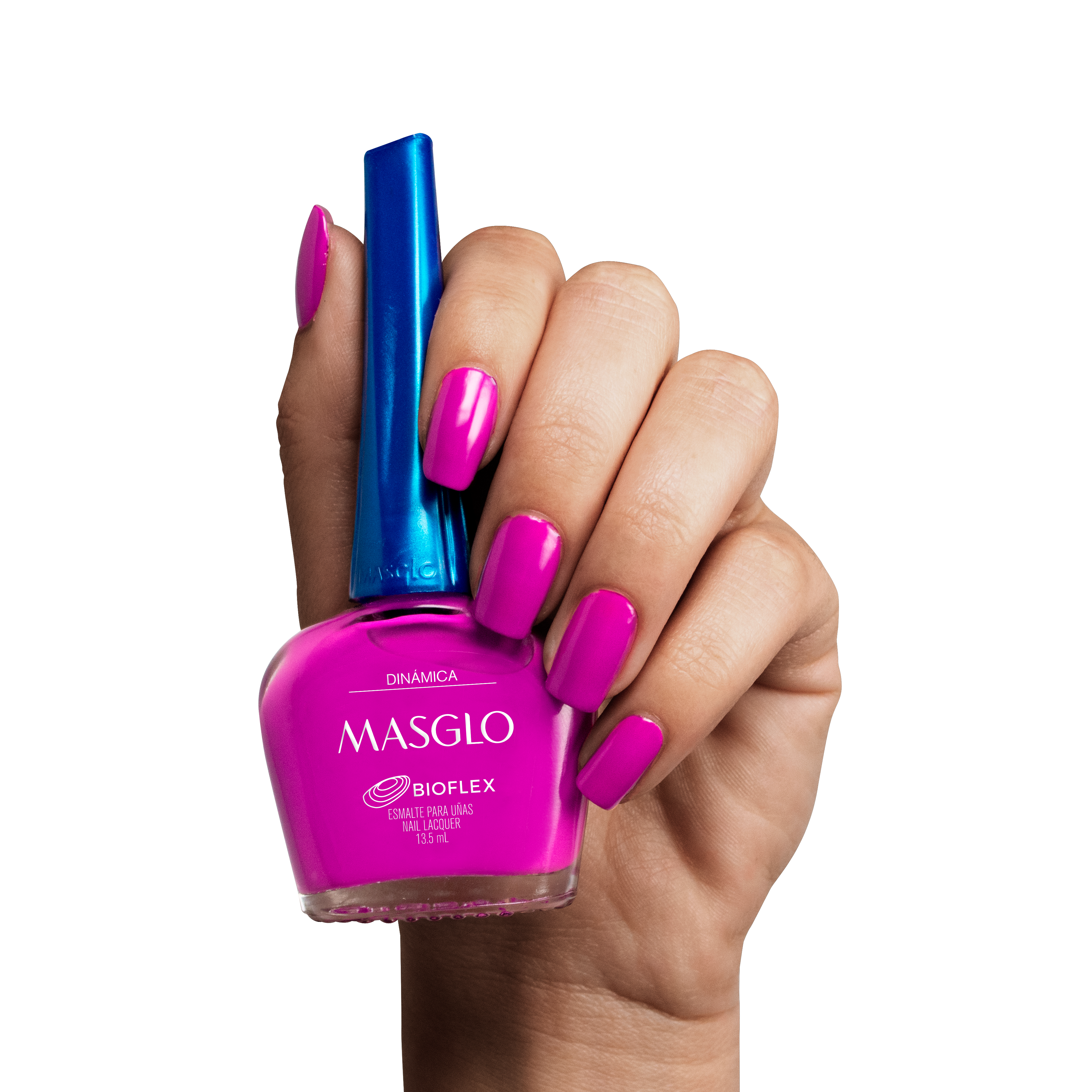 DINAMICA - MASGLO CREAMY TRADITIONAL ENAMEL 13.5 ML - FUCHSIA RANGE